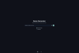 Random Name Generator